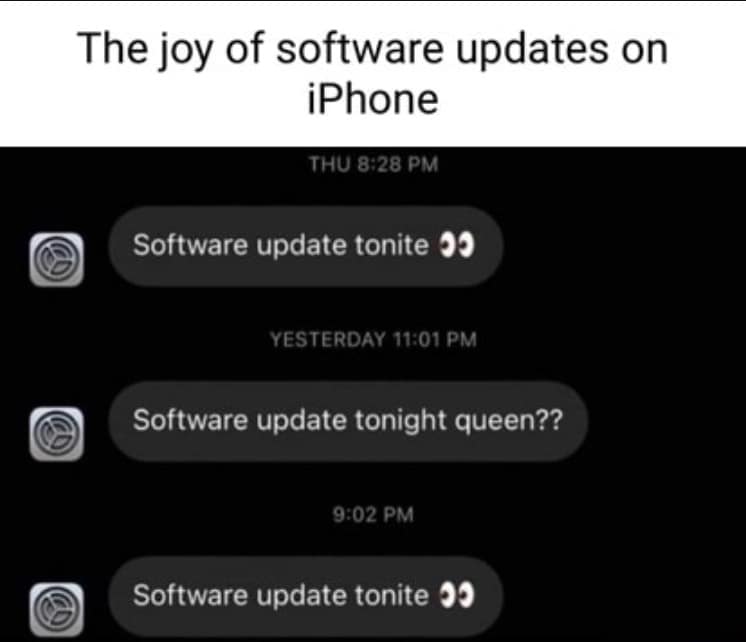 ios memes, ios update memes, apple memes, ios 18 memes, tech memes, funny iPhone memes, Mac memes, iPhone jokes, iPhone humor, iPhone jokes