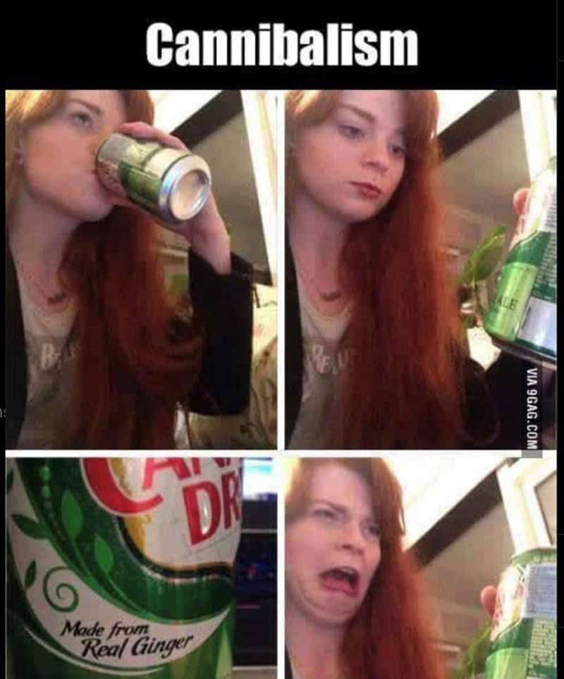 redhead memes. Cannibalism