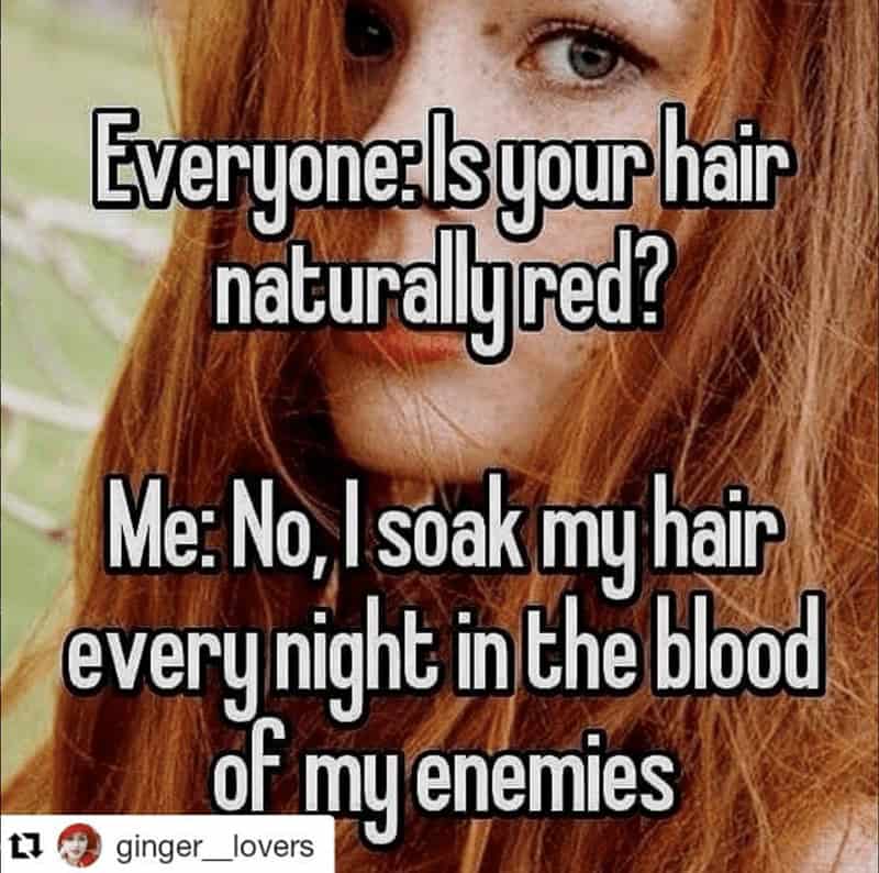 redhead memes.