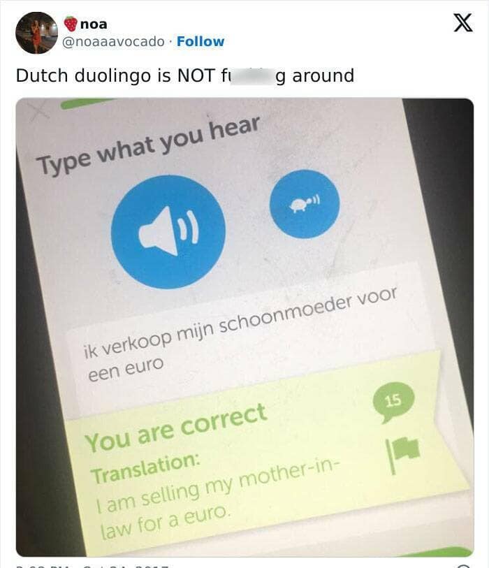 duolingo memes, language learning jokes, app humor, motivational memes