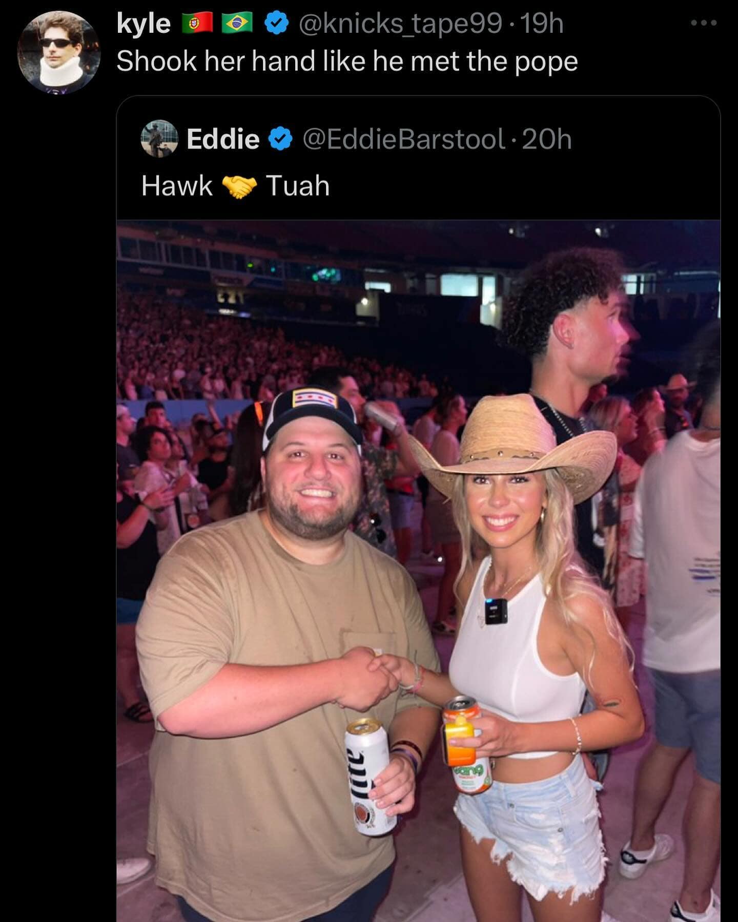 funny pics. Shook her hand like he met the pope