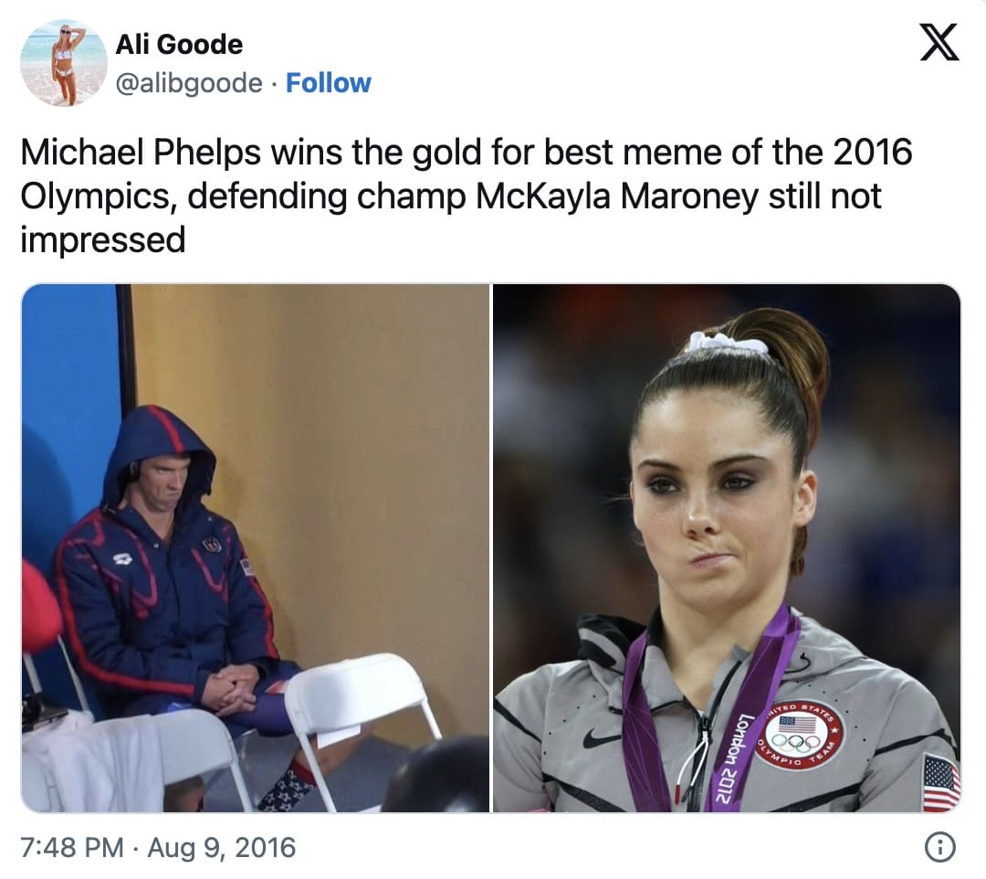 Olympics meme, olympics memes, funny Olympics moments, Summer Olympics 2024, sports memes, Olympic humor, athletic memes, game day laughs, olympic memes