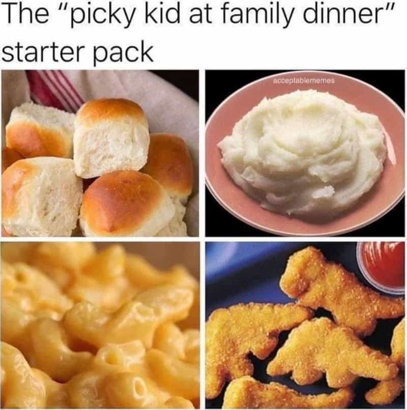 picky eater memes, hilarious dining experiences, foodie humor, hilarious food jokes, amusing eating memes, culinary jokes, food lover memes