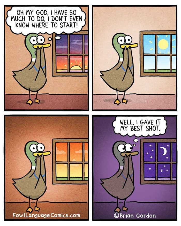 procrastination memes. MUCH TO GO. DONE EVEN KNOW WHERE TO START! WELL, I GAVE IT MY BEST SHOT.