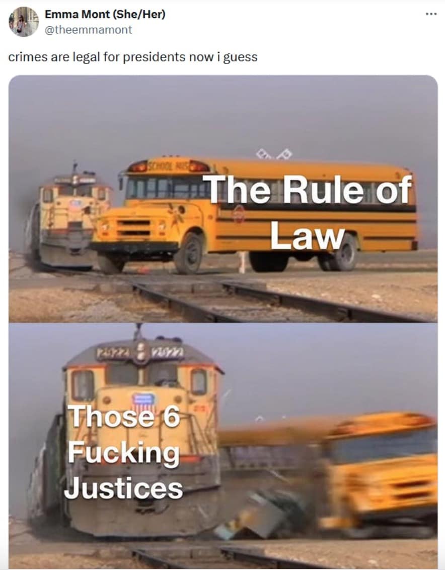 supreme court memes, scotus memes, immunity memes, Supreme Court humor, Supreme Court jokes, Supreme Court satire, SCOTUS humor, SCOTUS jokes, SCOTUS satire, Immunity humor, Immunity jokes, Immunity satire