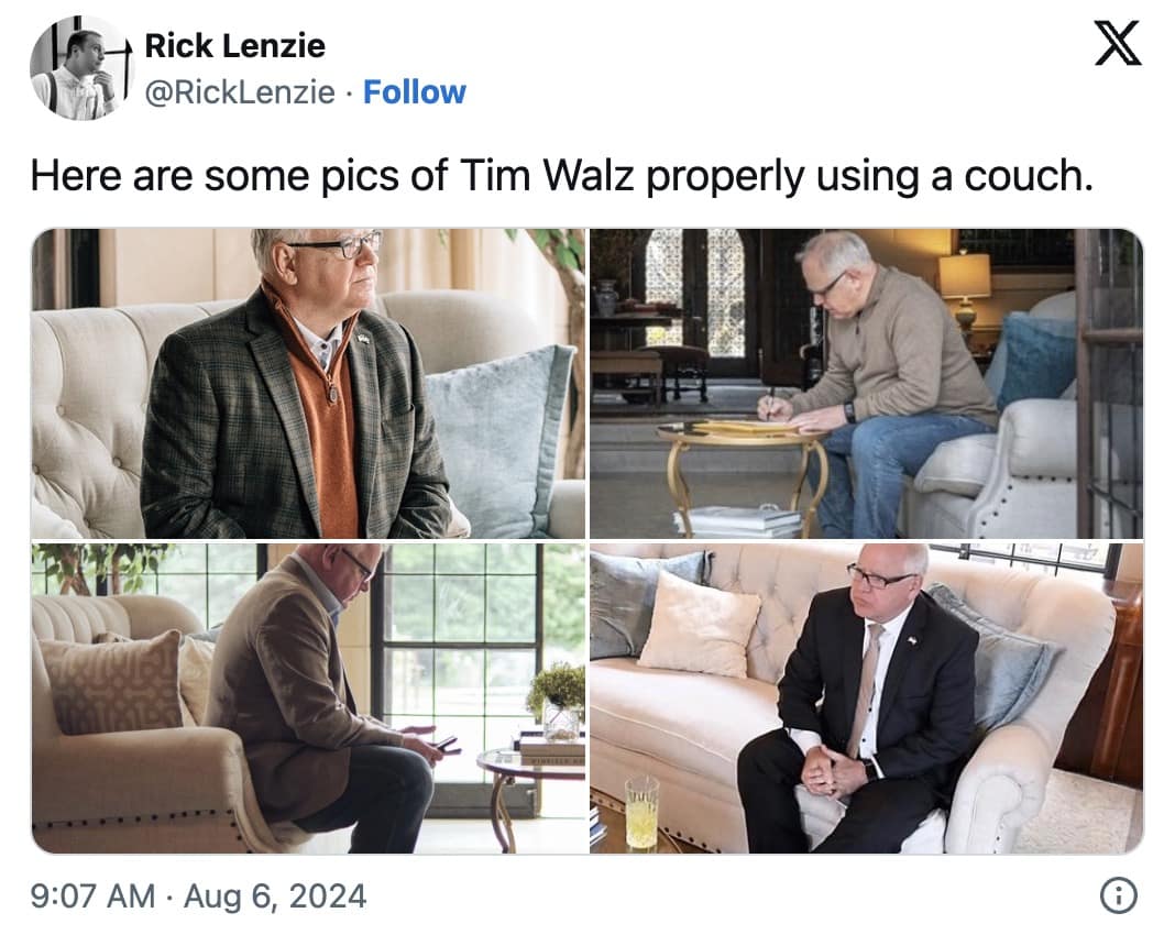 Tim Walz Memes, Tim Walz reactions, Midwest Princess memes, Big dad energy memes