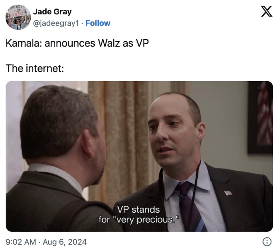 Tim Walz Memes, Tim Walz reactions, Midwest Princess memes, Big dad energy memes