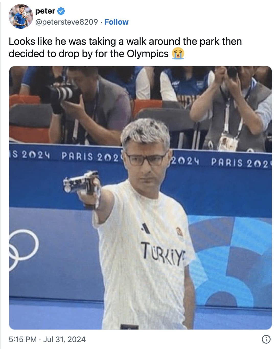 Yusuf Dikec Memes, turkish shooter memes, Olympic shooter memes