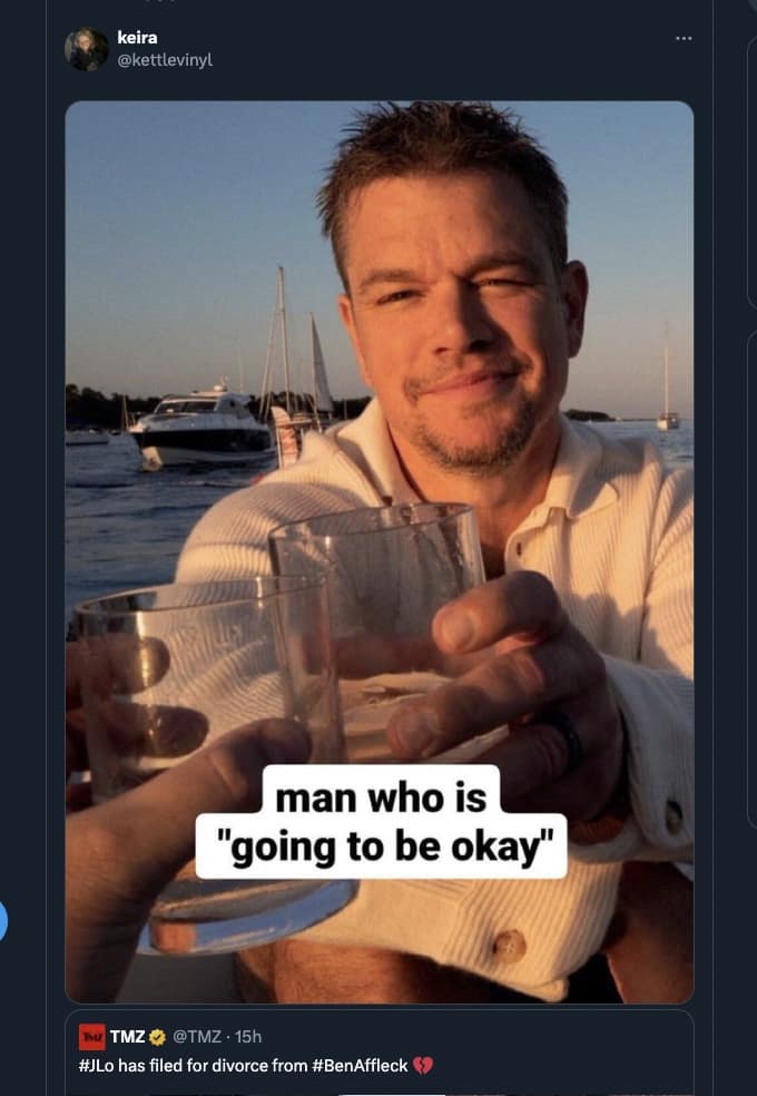 bennifer divorce memes, ben affleck divorce memes, jennifer lopez divorce memes, bennifer divorce tweets, bennifer divorce reactions