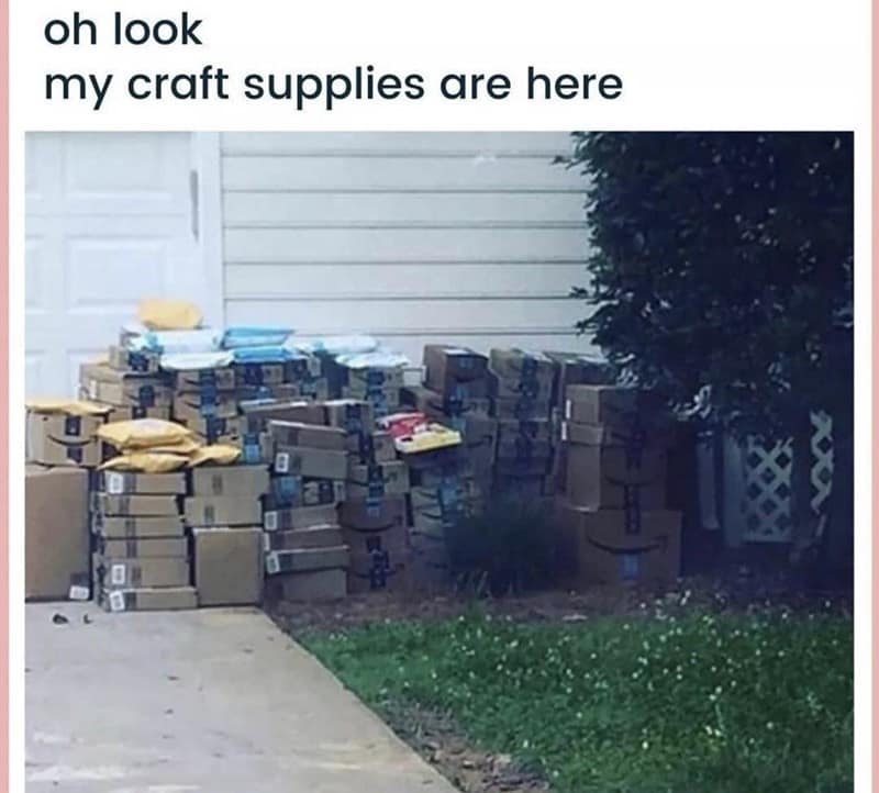 crafting memes, crochet memes, knitting memes, knitting humor, crochet jokes, yarn memes, needlework meme, fiber arts humor, yarn-related memes