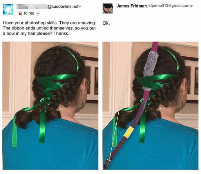 james fridman, Photoshop fails, internet humor, Photoshop jokes, hilarious photo edits, creative photo manipulations