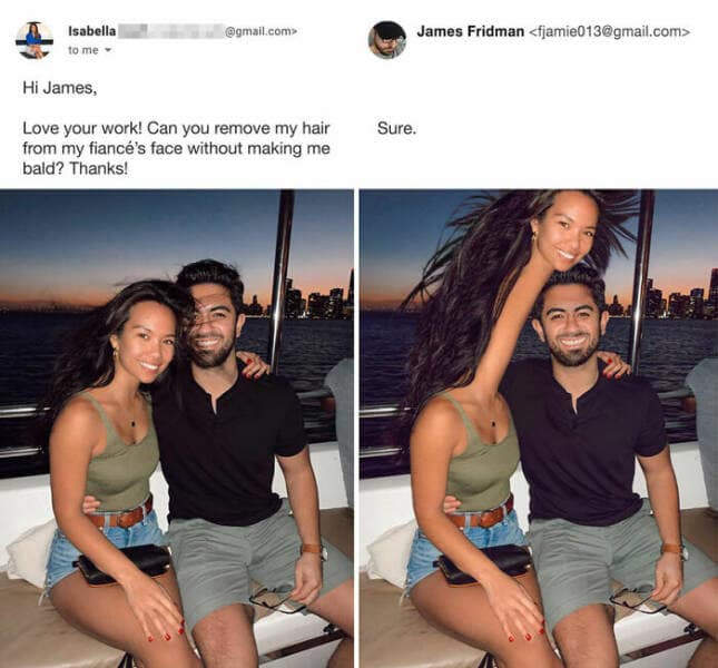james fridman, Photoshop fails, internet humor, Photoshop jokes, hilarious photo edits, creative photo manipulations