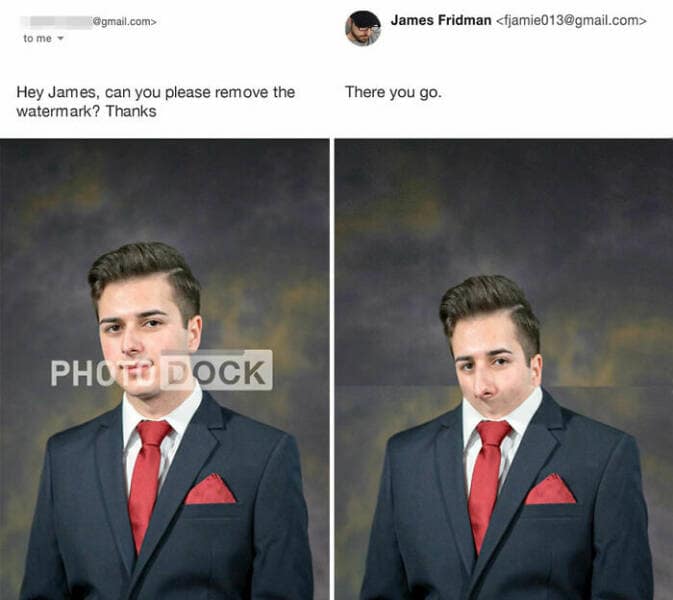 james fridman, Photoshop fails, internet humor, Photoshop jokes, hilarious photo edits, creative photo manipulations