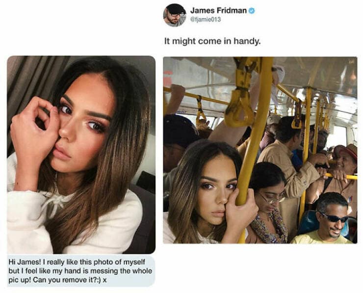 james fridman, Photoshop fails, internet humor, Photoshop jokes, hilarious photo edits, creative photo manipulations