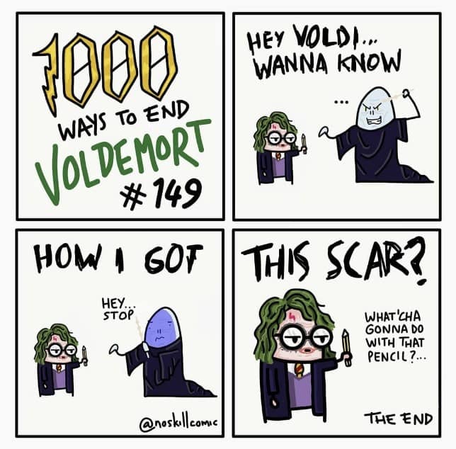 noskillcomic, Voldemort endings ,Harry Potter humor