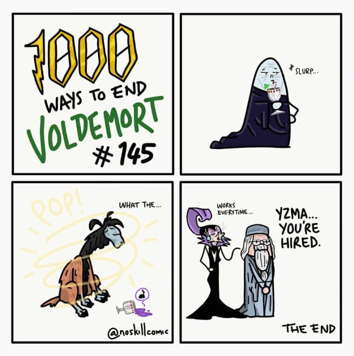 noskillcomic, Voldemort endings ,Harry Potter humor
