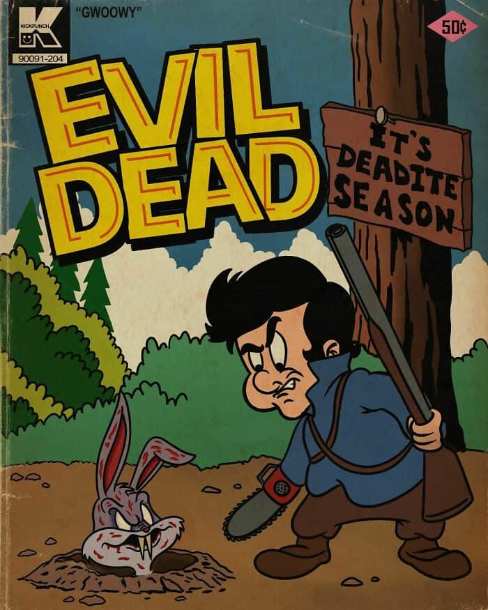 nostalgic cartoons, classic horror movie posters, Horror movie posters, Classic cartoon reimagining, Twisted fan art