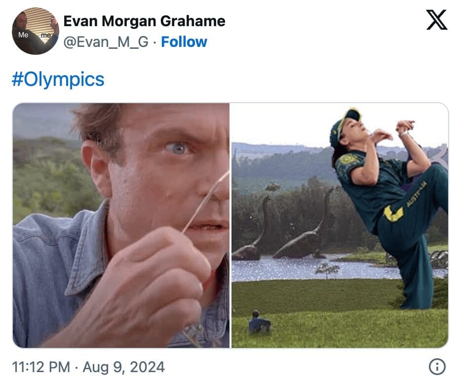 rachael gunn memes, raygun memes, australian breakdancer memes, olympic breakdancing memes, Viral Olympics memes