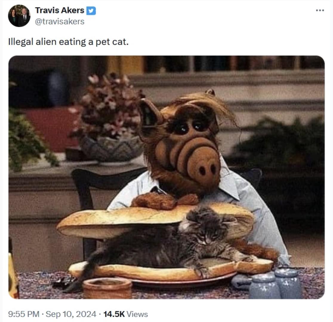 eating the dogs memes, eating the cats memes, Trump debate memes, political gaffe memes