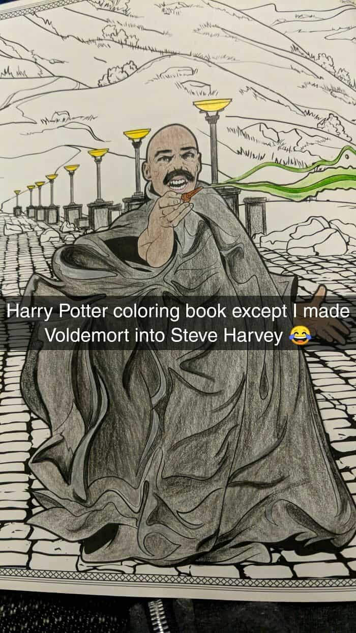 corrupted coloring books, adult coloring book humor, dark humor coloring books, funny coloring book edits