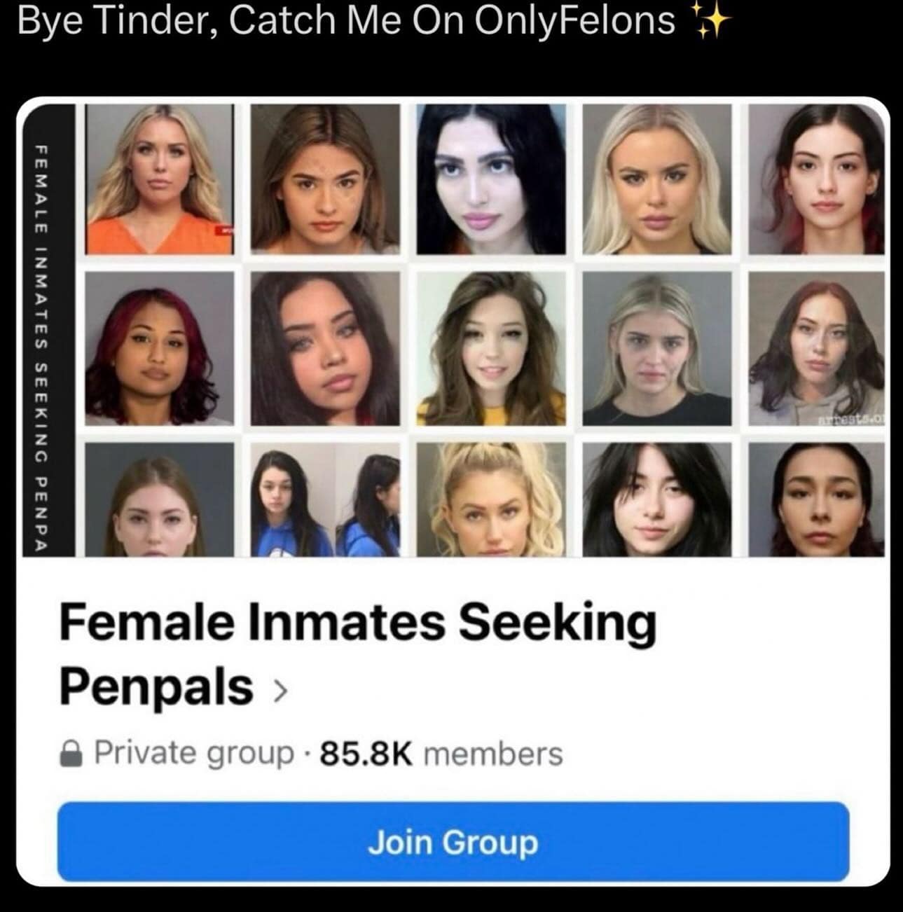 Female Inmates Seeking Penpals