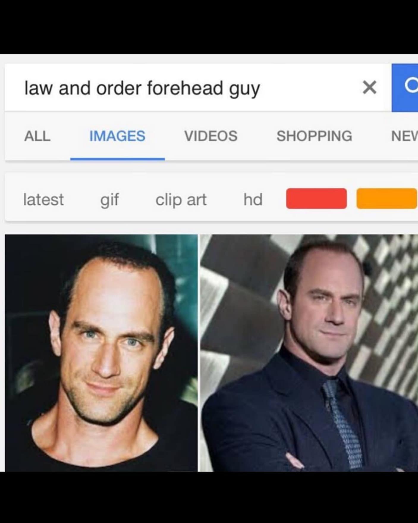law and order forehead guy