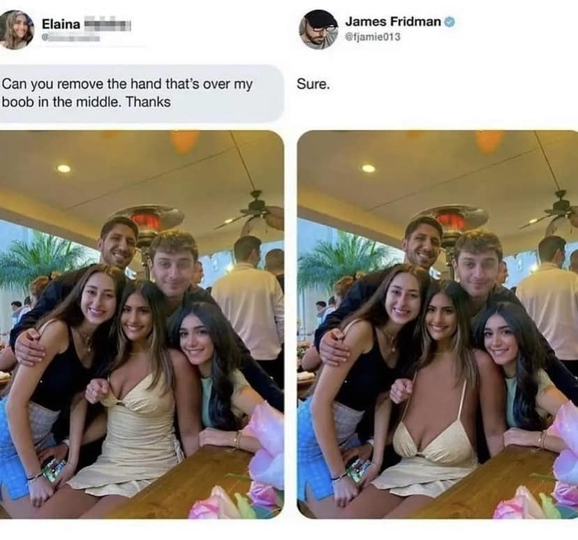 James Fridman, funny photo edits, Photoshop fails, internet humor, Photoshop jokes, hilarious photo edits, creative photo manipulations