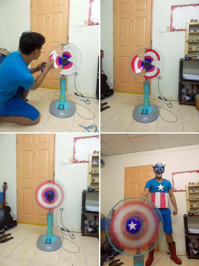 low cost cosplay, cheap cosplay, Get ready to laugh at these 40 hilarious Low Cost Cosplay pics from the king of cheap cosplay. Using everyday items and a lot of creativity