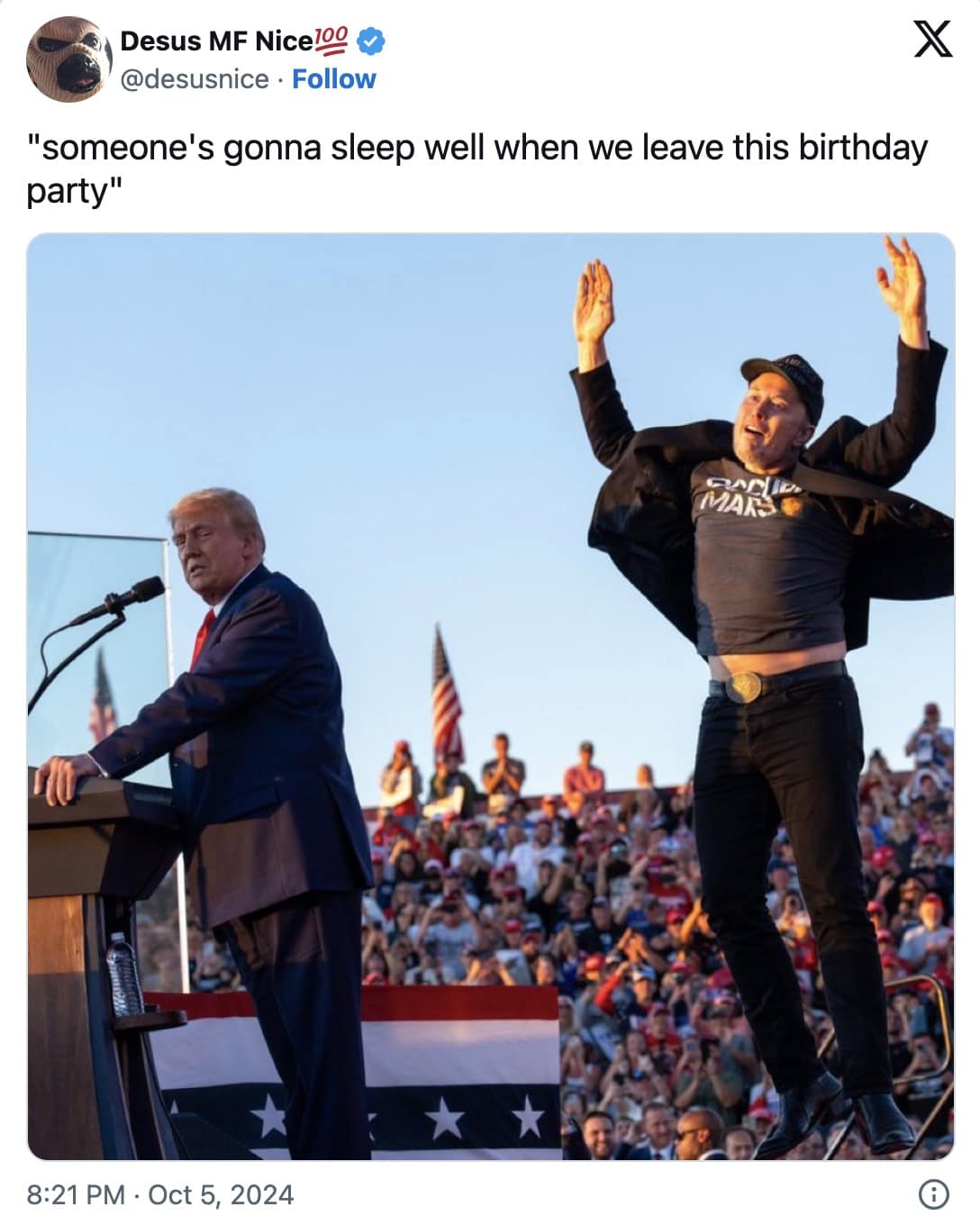 elon musk jumping memes, elon memes, Musk memes, political memes, viral photo memes, rally memes, Donald Trump memes, Musk rally memes, political humor, viral moment memes, billionaire memes