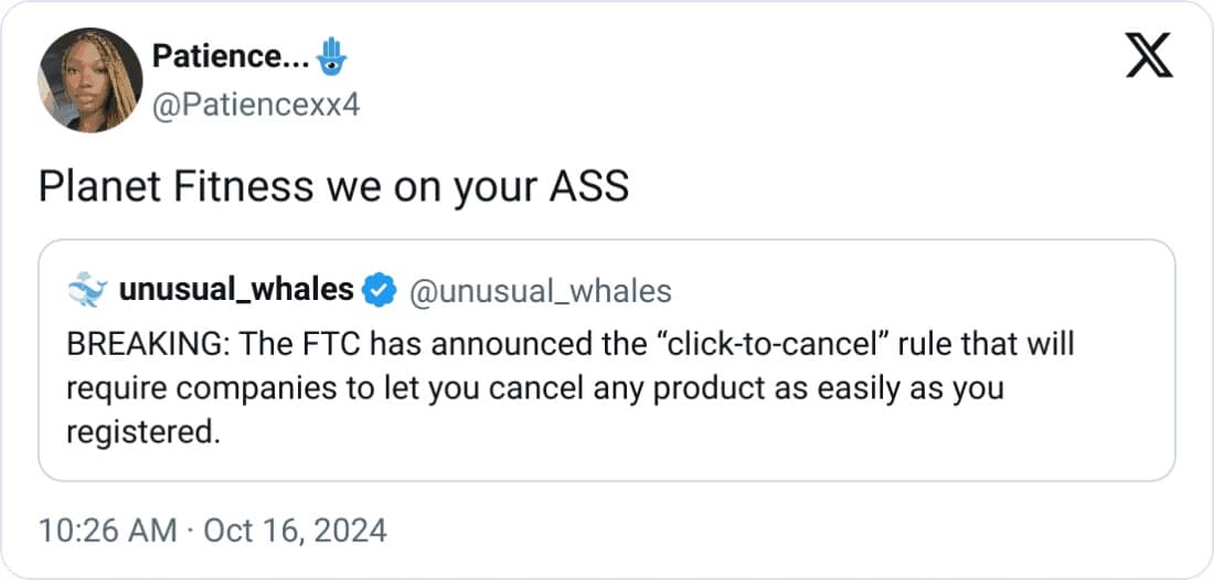 Planet Fitness we on your