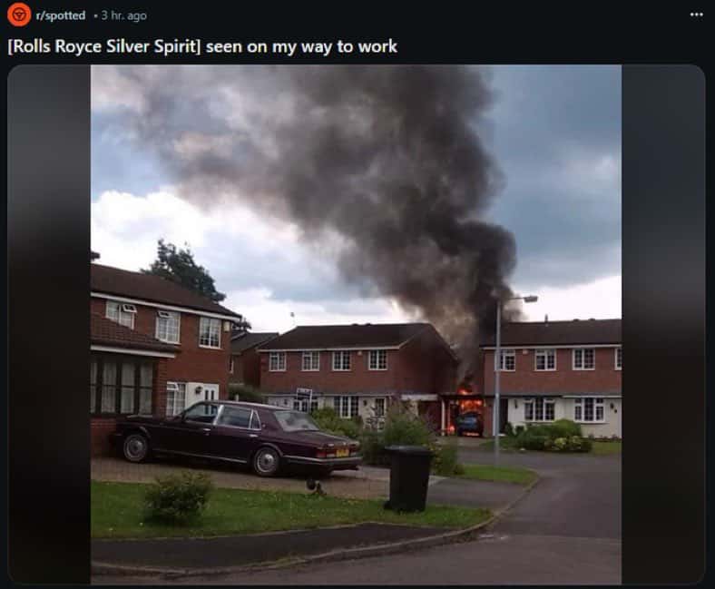[Rolls Royce Silver Spirit] seen on my way to work