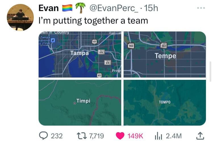 I'm putting together a team