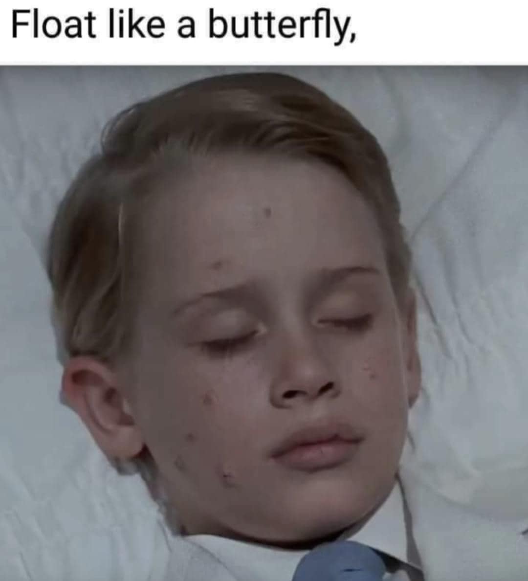 Float like a butterfly,