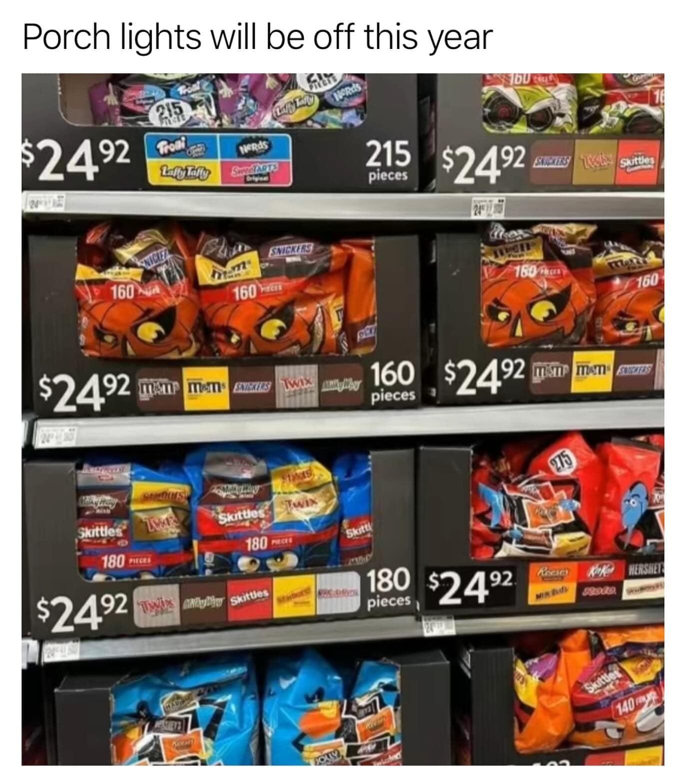 Porch lights will be off this year