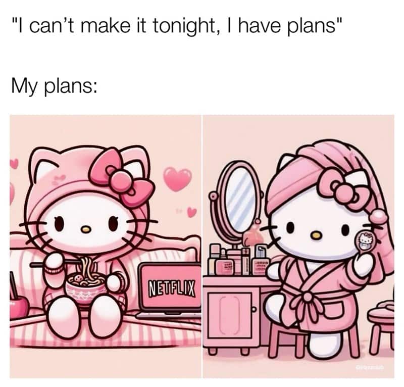 hello kitty memes, Sanrio memes, Hello Kitty funny memes, Hello Kitty humor, cute character memes, childhood nostalgia memes, fandom memes, adorable memes, nostalgic character humor, fandom jokes