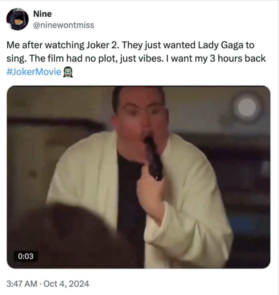 Joker 2 memes, joker 2 reactions, Joker memes, Joker sequel memes, movie roast memes, musical memes, bad movie memes, film satire, movie sequel humor, film criticism memes