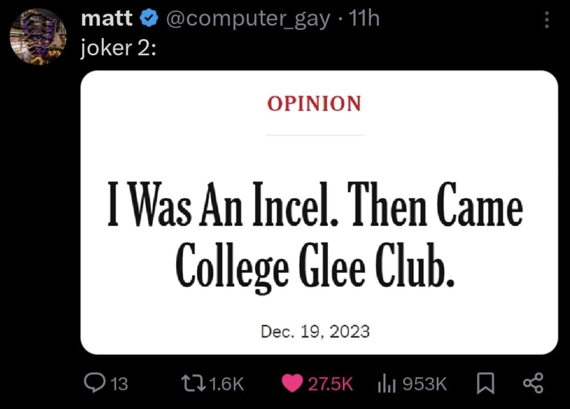 Joker 2 memes, joker 2 reactions, Joker memes, Joker sequel memes, movie roast memes, musical memes, bad movie memes, film satire, movie sequel humor, film criticism memes