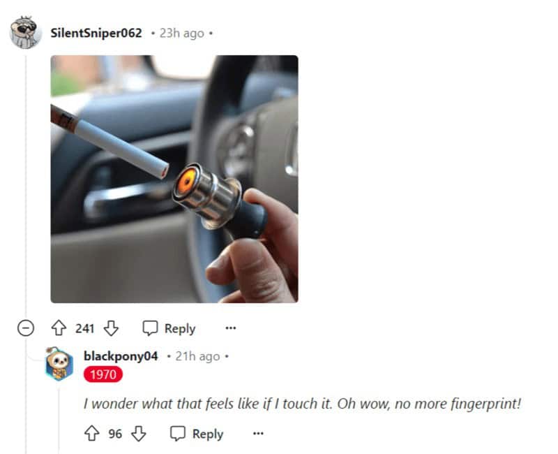 I wonder what that feels like if I touch it. Oh wow, no more fingerprint!