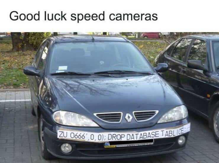 Good luck speed cameras