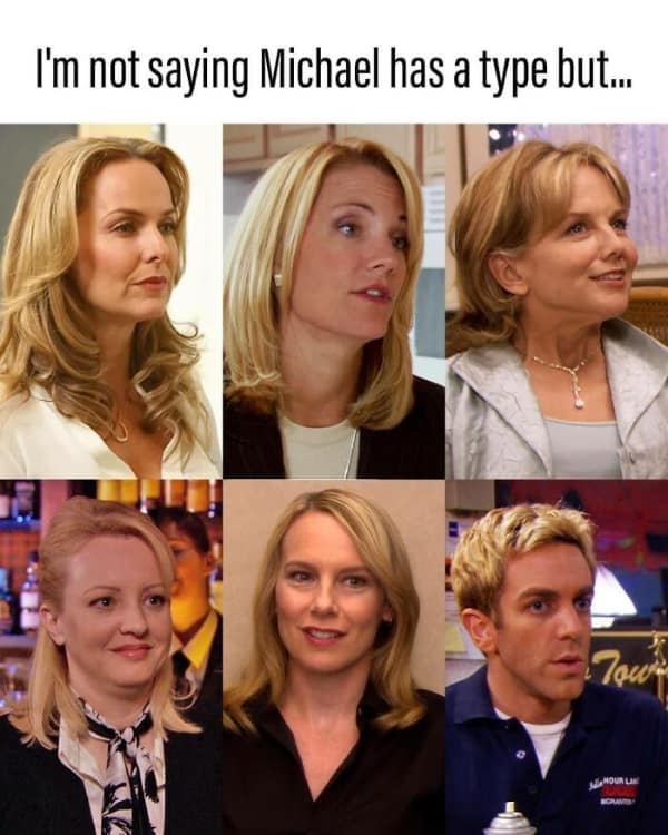 I'm not saying Michael has a type but...