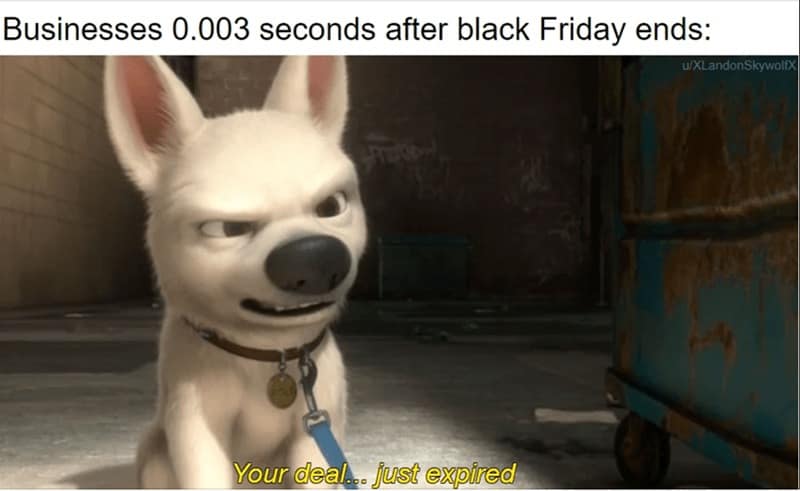 Black Friday meme, Shopping fails: retail fails, purchase fails, consumer fails