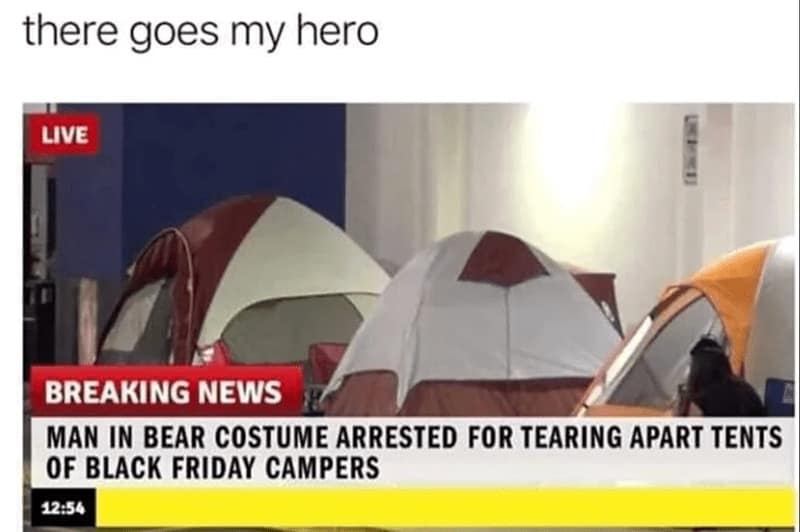 Black Friday meme, Shopping fails: retail fails, purchase fails, consumer fails