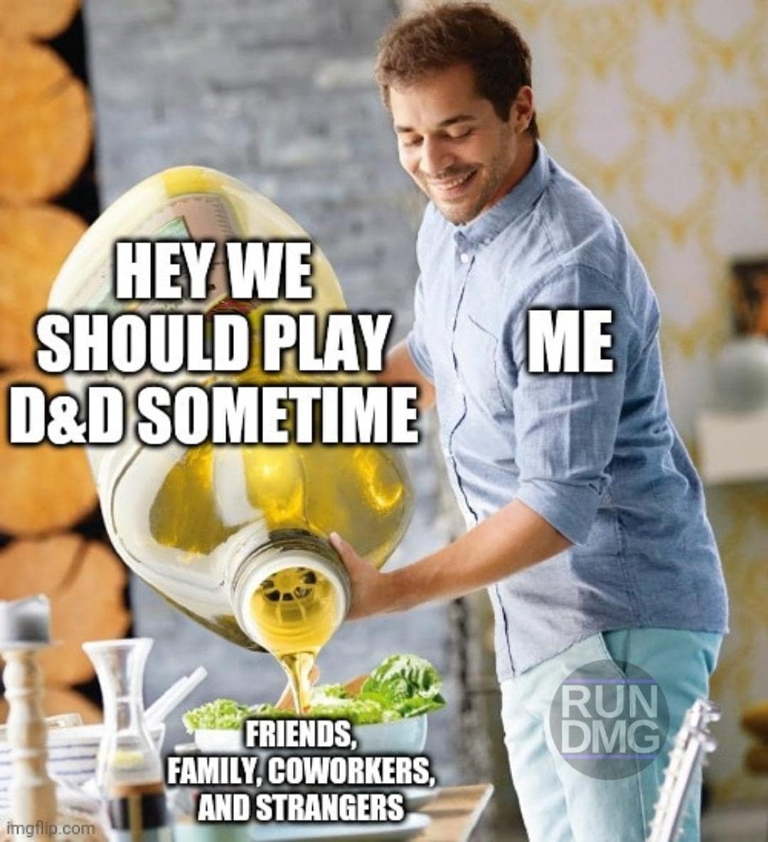 tabletop game memes, fantasy memes, gaming humor