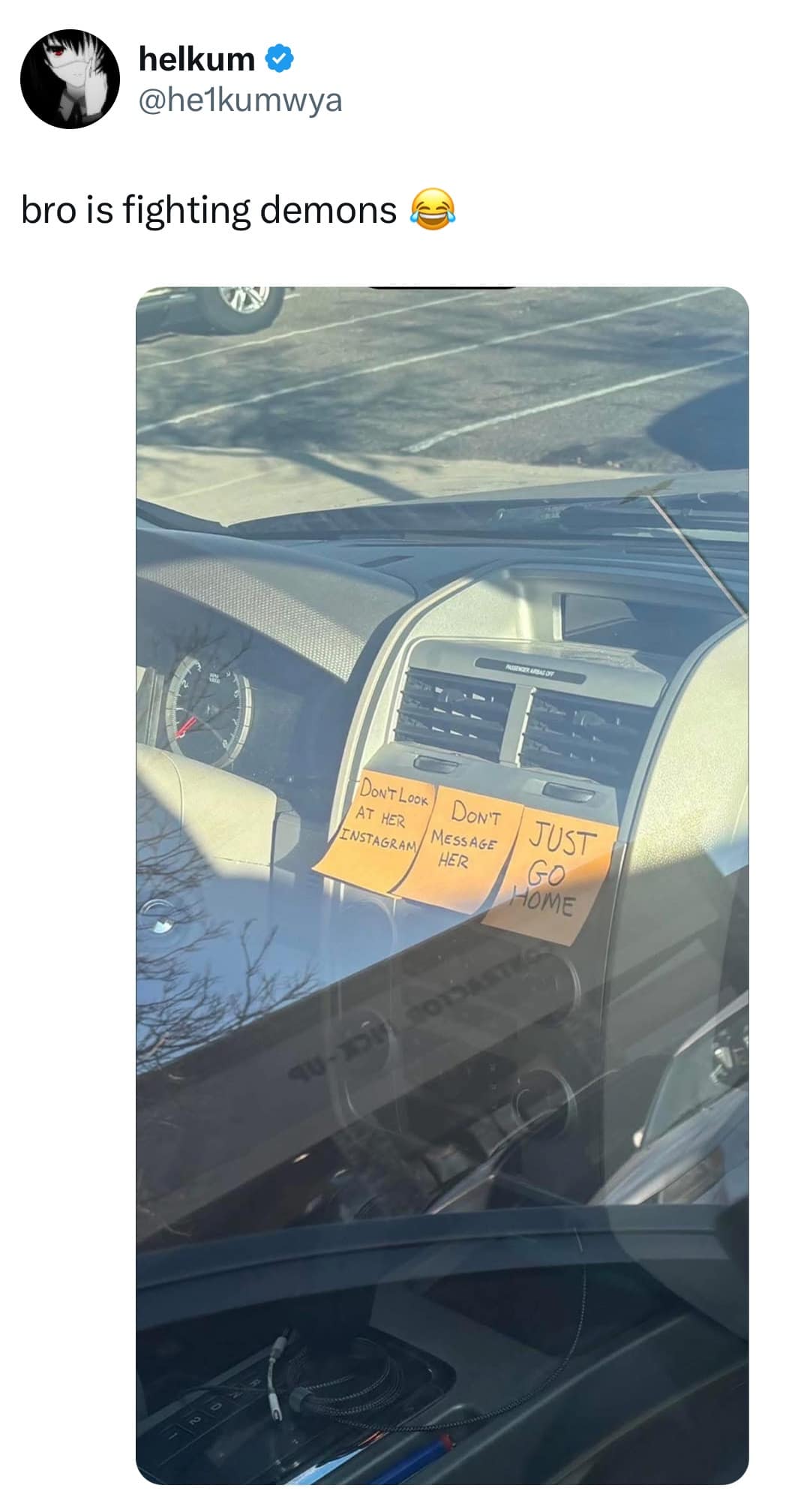 bro is fighting demons