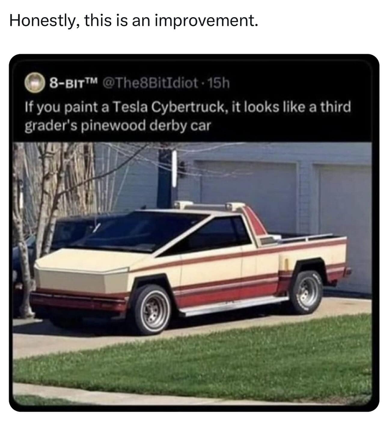 Honestly, this is an improvement.