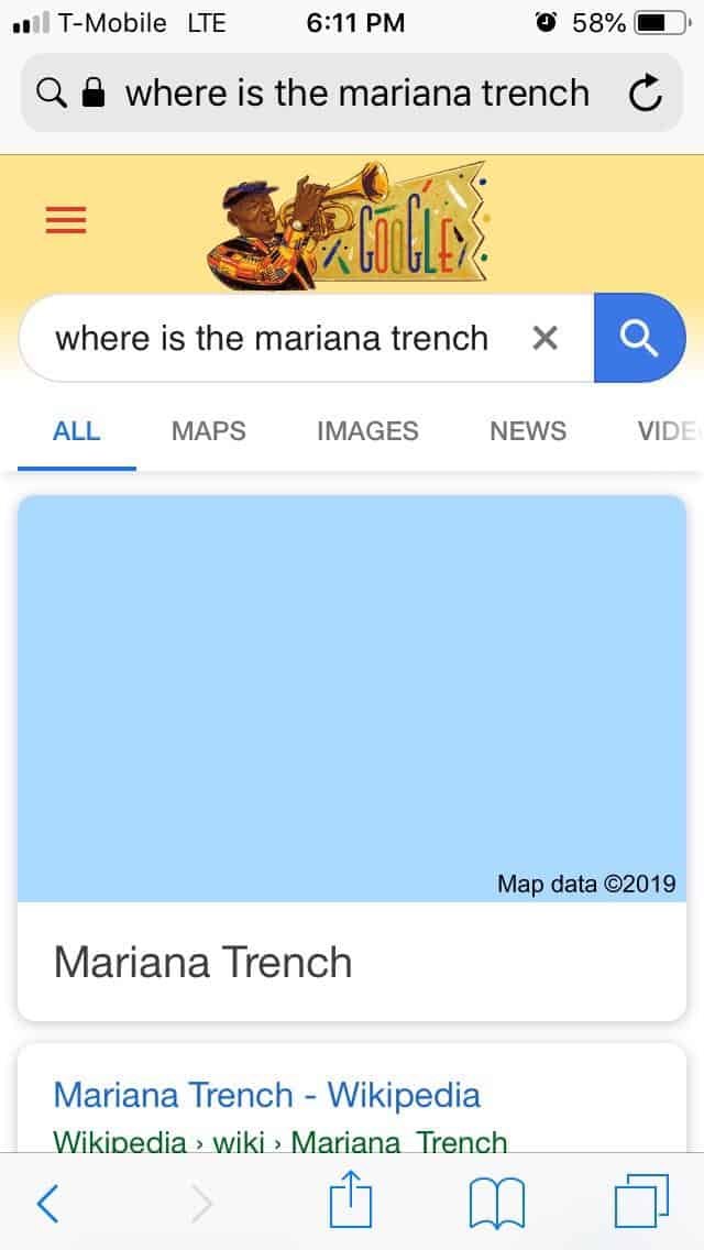 where is the mariana trench