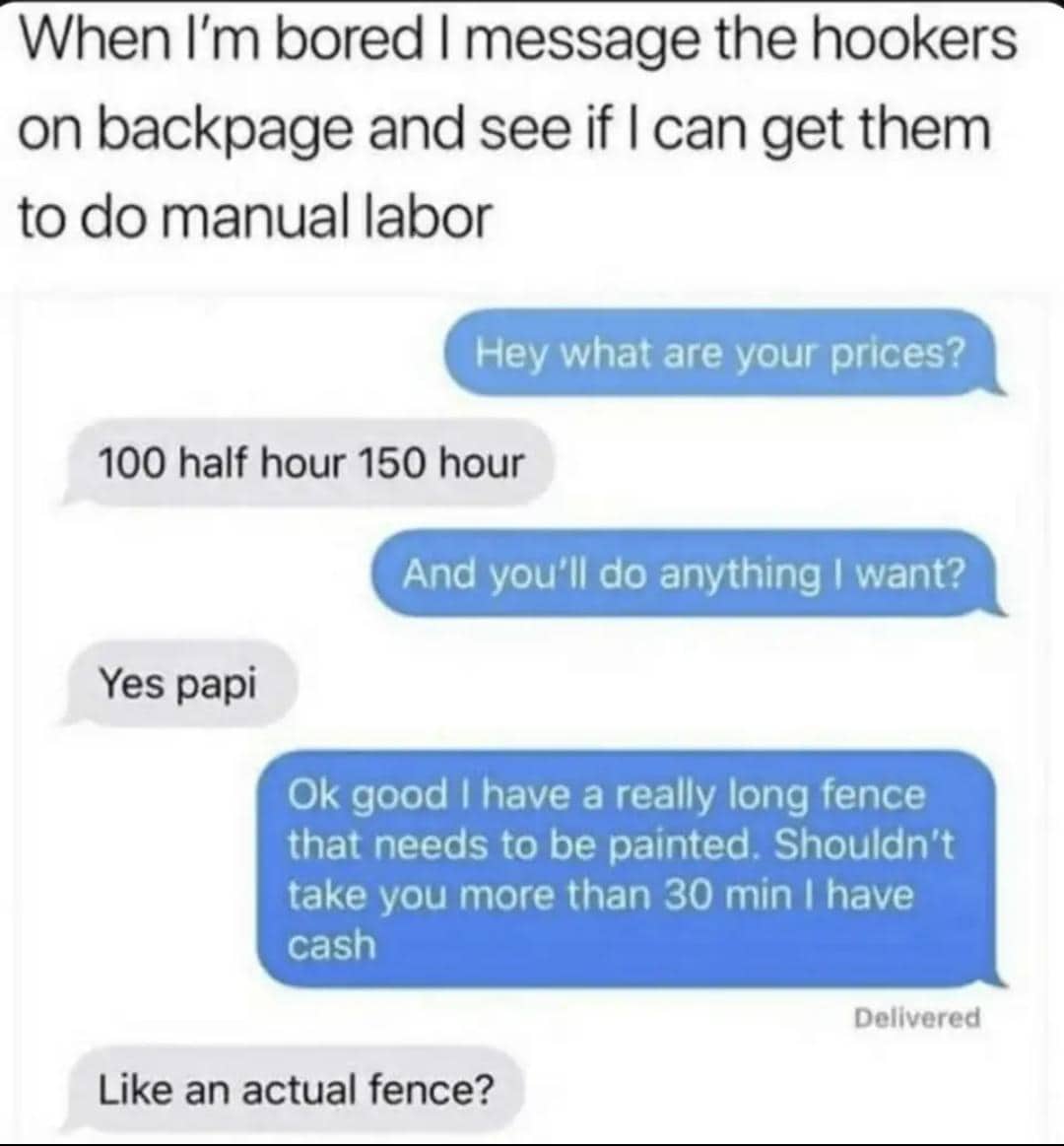 when you get home and get the baby settled call me i thought you had the baby?