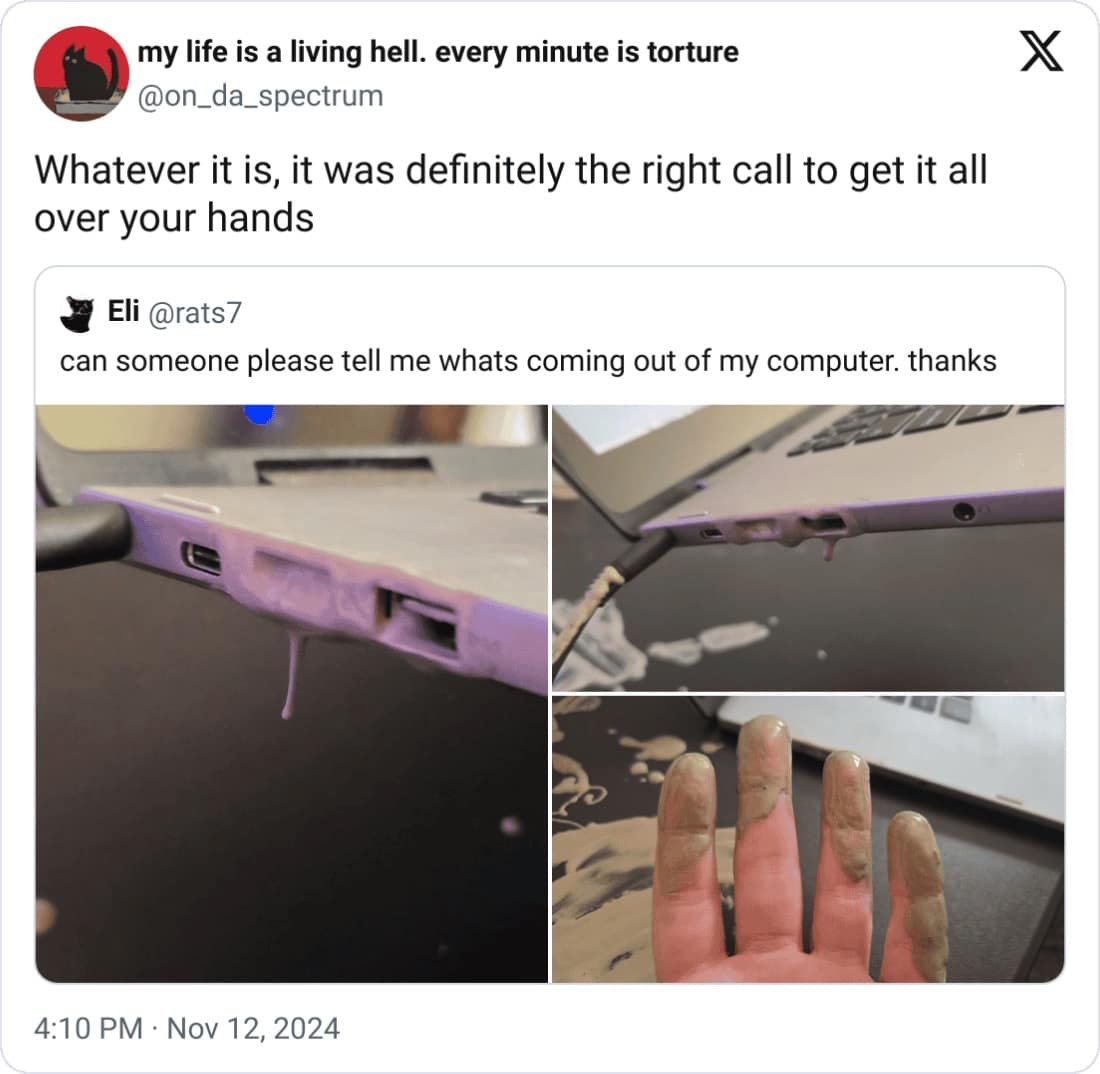 You just know this lad seriously loves Mustard