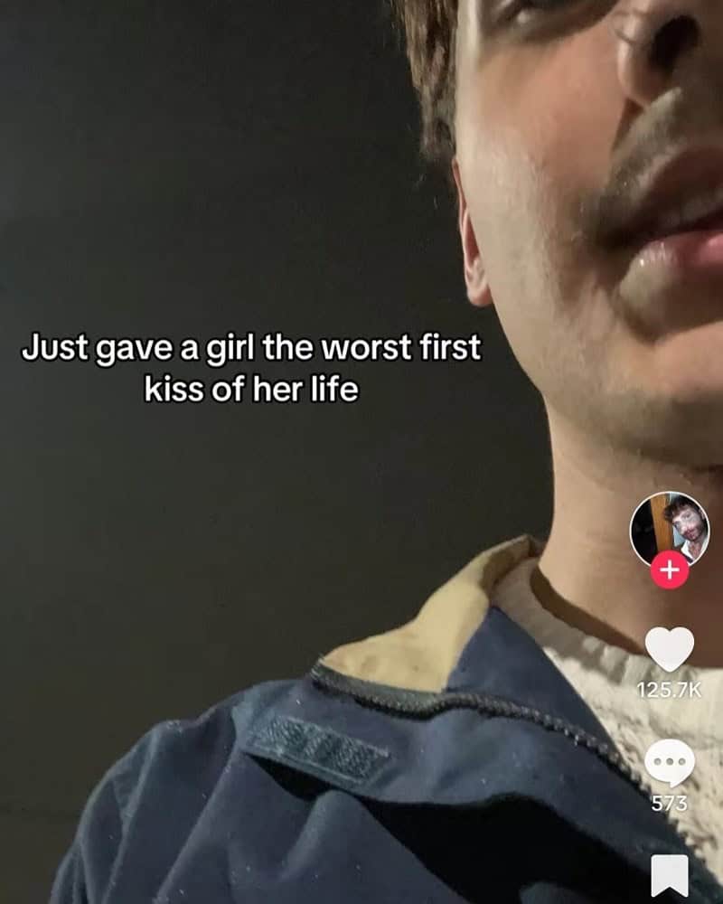 Just gave a girl the worst first kiss of her life