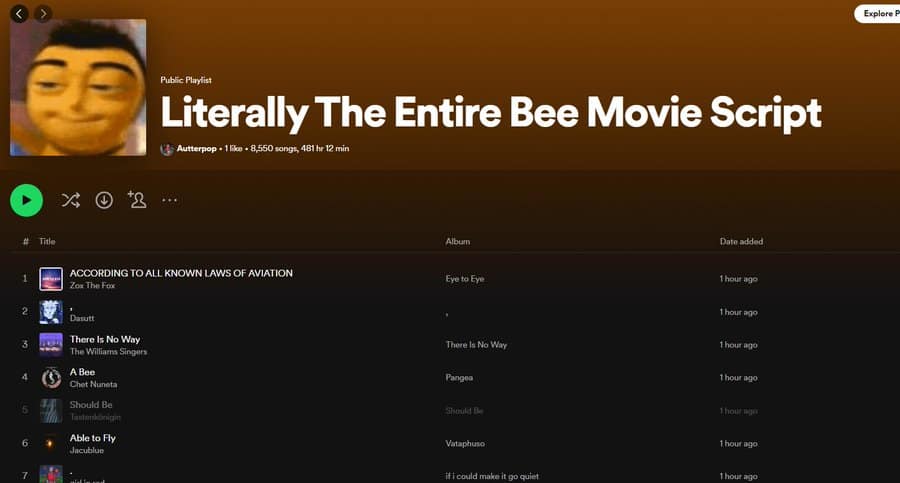 Literally The Entire Bee Movie Script